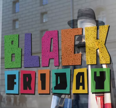 Sales sticker black friday sale event - TenStickers