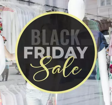 Sales sticker black friday sale extravaganza - TenStickers