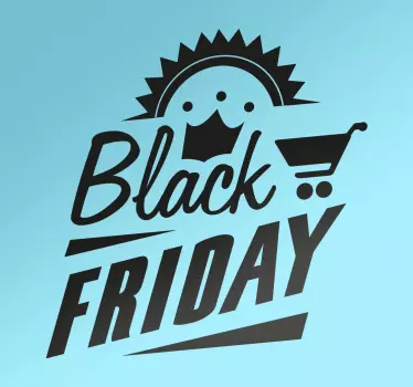Sales sticker black friday shopping deals - TenStickers