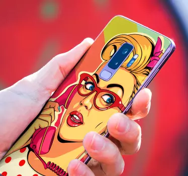 Samsung stickers retro telephone style - TenStickers