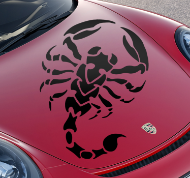 Scorpion Car Decal - TenStickers