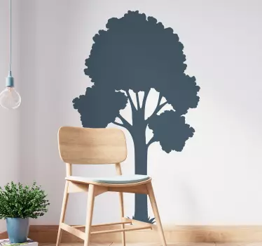 Shadow of a tree tree wall decal - TenStickers