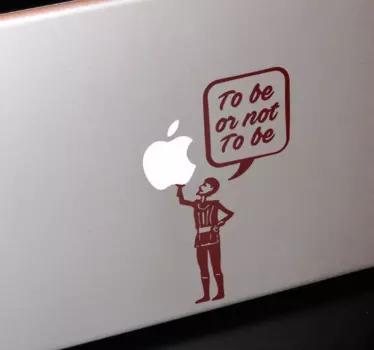 Shakespeare Sticker for Macbook Laptop sticker - TenStickers
