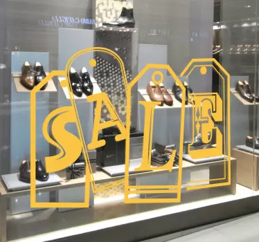Sale Logo Window Sticker - TenStickers