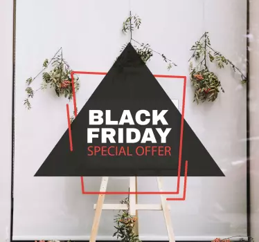 Shop window sticker promotional offer design - TenStickers