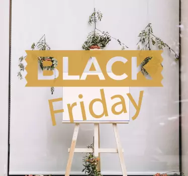 Shop window sticker sales event announcement - TenStickers