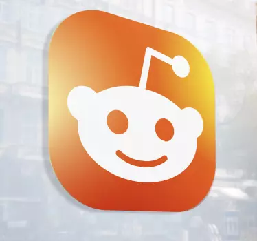 Shop window sticker smiling icon - TenStickers