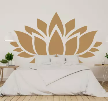Simple Lotus flower wall decor - TenStickers