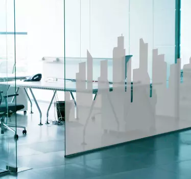 Skyline Office sticker - TenStickers
