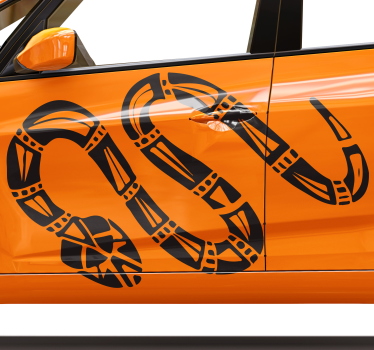 Snake decoration Car Decal - TenStickers