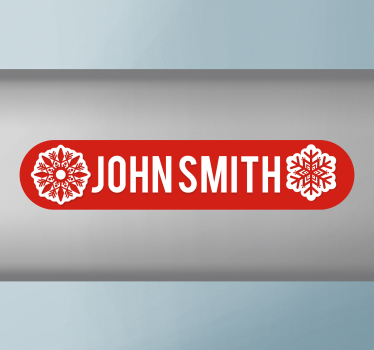 Snowflake bike Bike Decal - TenStickers