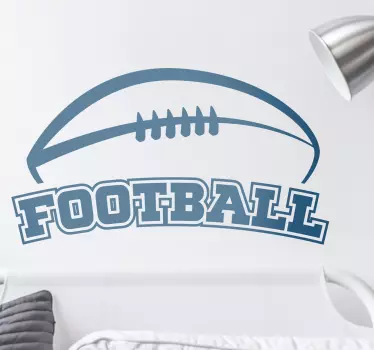 Football Excitement for Enthusiasts football sticker - TenStickers