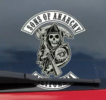 Son of anarchie theme bike Motorcycle stickers - TenStickers