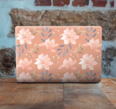 Sophisticated Floral Motif laptop skin - TenStickers