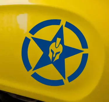 Spartan star Motorcycle stickers - TenStickers