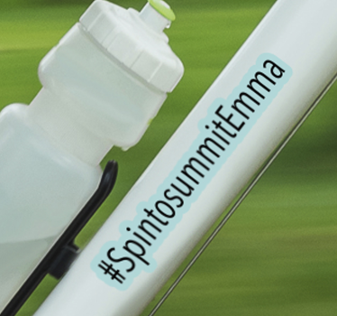 Spin to summit bike decal - TenStickers