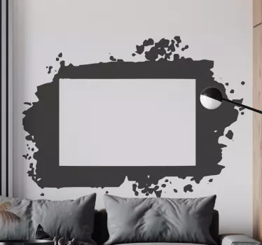 Splash frames frame stickers for walls - TenStickers