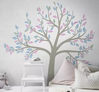 Spring garden tree wall decal - TenStickers