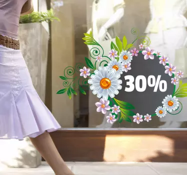 Spring or Summer Sales Sticker - TenStickers