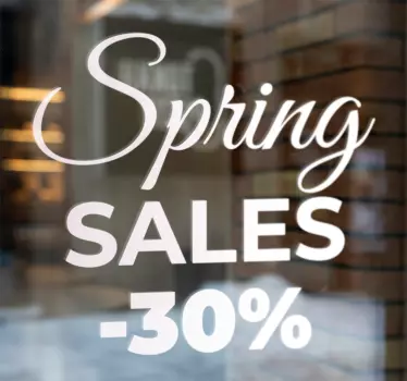 spring sales sale stickers - TenStickers
