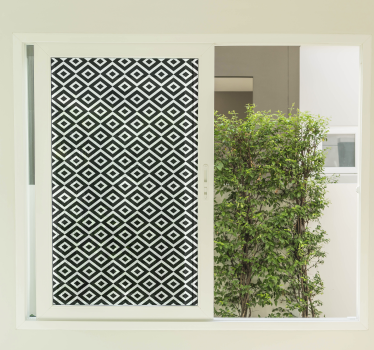 Squares pattern for window decal - TenStickers