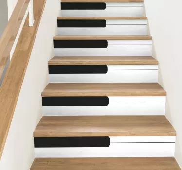 Stairs piano music decal - TenStickers