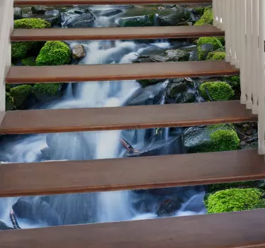 Waterfall Star Decal - TenStickers