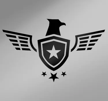 Army star motorbike sticker - TenStickers