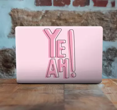 Stylish laptop skin for a fresh new look - TenStickers