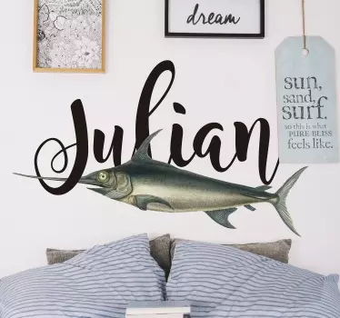 Sun Sand Surf Pure Bliss quote sticker - TenStickers