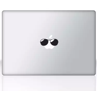 Sunglasses MacBook Sticker - TenStickers