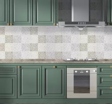 Terrazzo texture tile sticker - TenStickers
