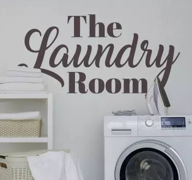The Laundry Room Home decal - TenStickers