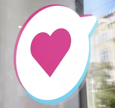 Tiktok Like window decal - TenStickers