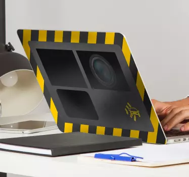 Traffic Radar Laptop Sticker - TenStickers