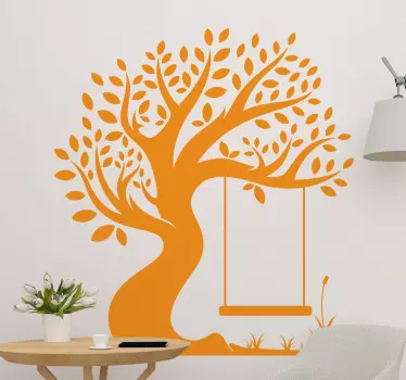 Tree of Life with swing tree wall decal - TenStickers