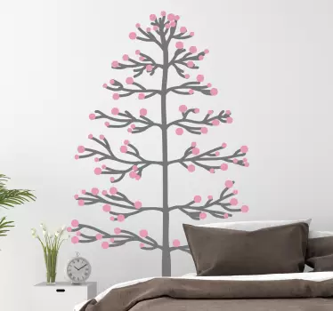 Tree wall decal innovative tree design - TenStickers