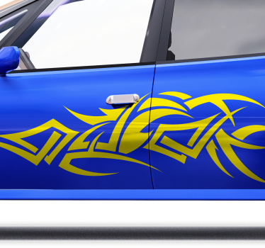 Tribal decoration Car Decal - TenStickers