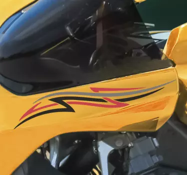 Tribal graphic Motorcycle stickers - TenStickers