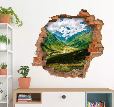 Trinket mountain  visual effects wall decal - TenStickers