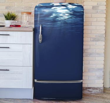 undersea fridge wrap - TenStickers