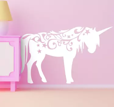 Unicorn Wall Sticker for Kids - TenStickers