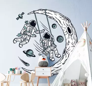 Universe is my playground space decal - TenStickers