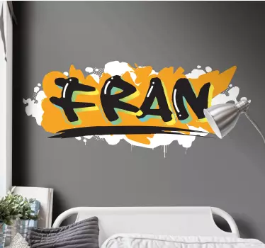 Urban style colorfull graffiti custom sticker - TenStickers
