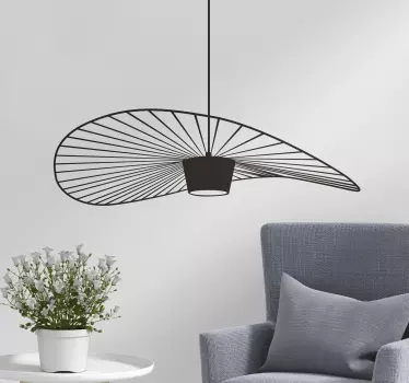 Vertigo lamp object wall decor - TenStickers