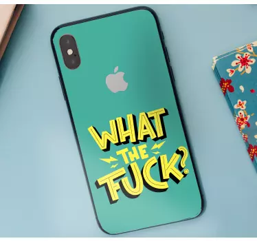 Vibrant art iphone sticker - TenStickers