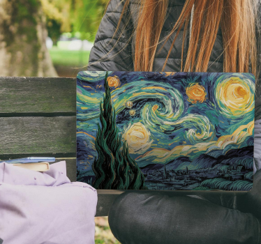 Vincent van Gogh ‘Starry Night’ laptop skin - TenStickers