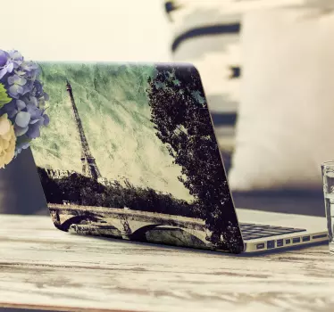 Vintage Paris laptop skin - TenStickers
