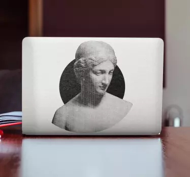 Vintage Sculpture Accent laptop skin - TenStickers