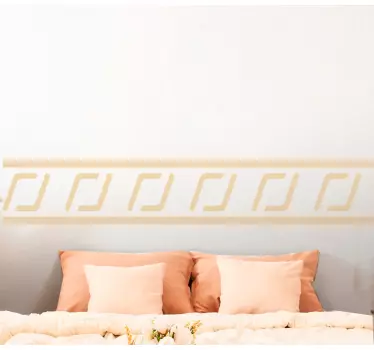 Wall border sticker elegant line design - TenStickers